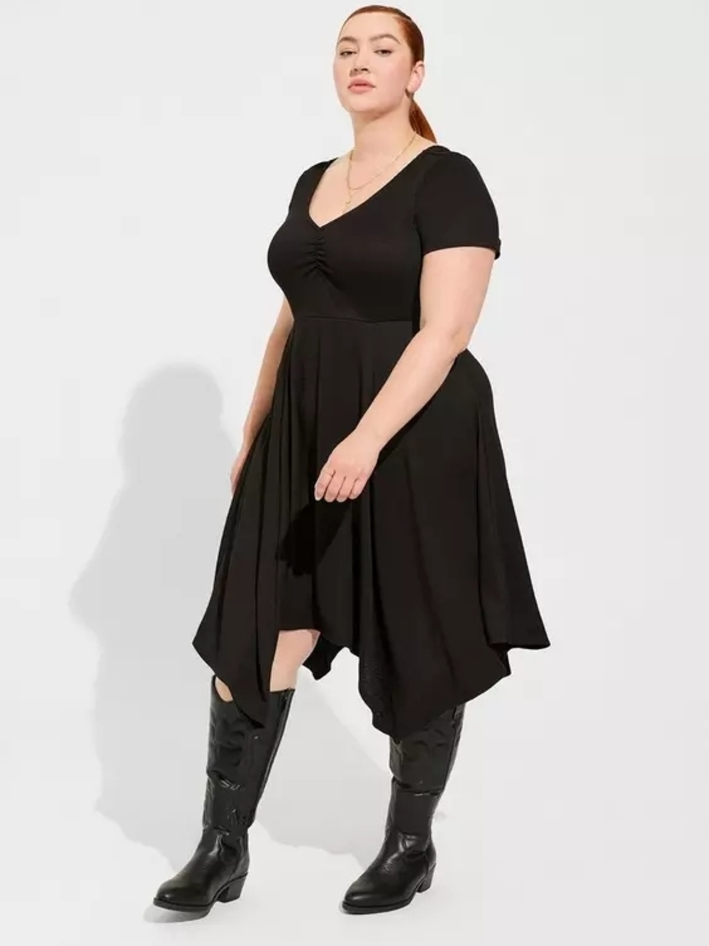 Torrid Midi Rib Knit Skater Dress Size 3